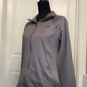The North Face Women's Gray Full Zip Fleece Jacket Size M